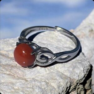 Bague Lady M – Argent 925 & Pierres Naturelles