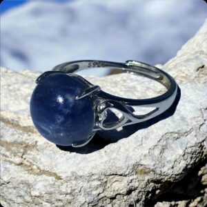 Bague Valentina – Argent 925 & Pierres Naturelles