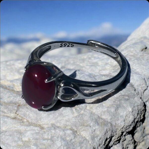Bague Valentina – Argent 925 & Pierres Naturelles – Image 2